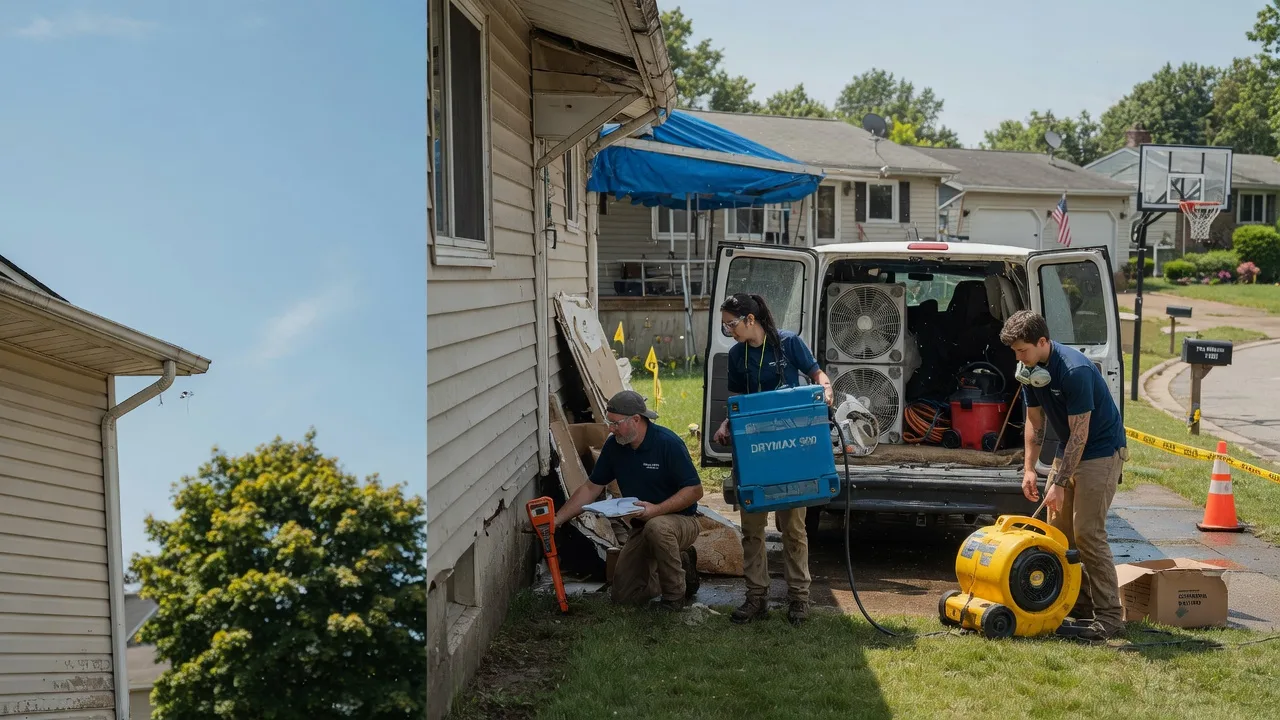 Ceiling Leak Cleanup in Perry, MI near me